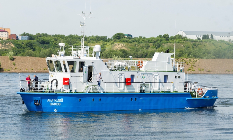 В Красноярске ЗАО «Нефтефлот» сдало промерное судно проекта RDB 66.62