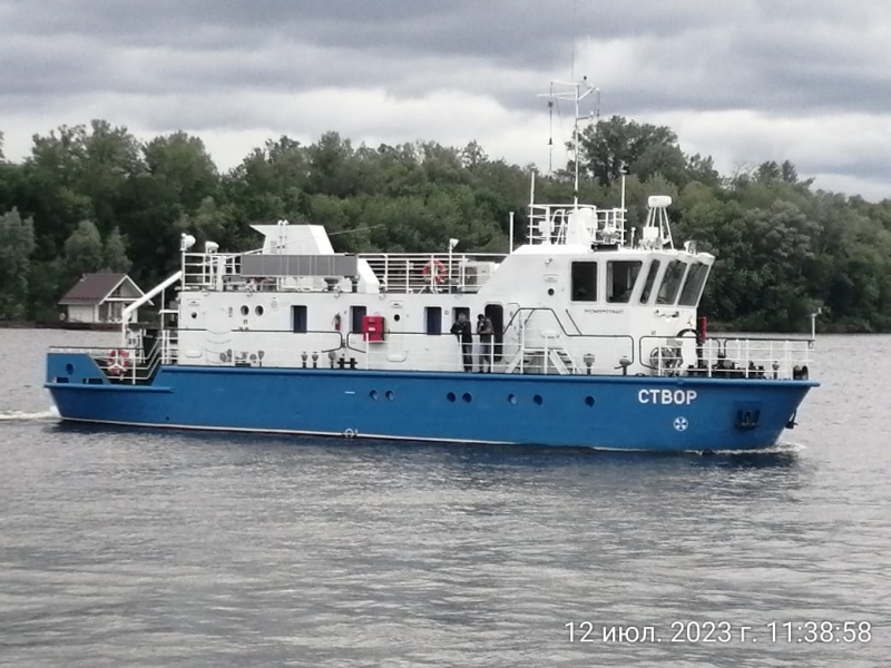 В Самаре ЗАО «Нефтефлот» сдало шестое промерное судно проекта RDB 66.62