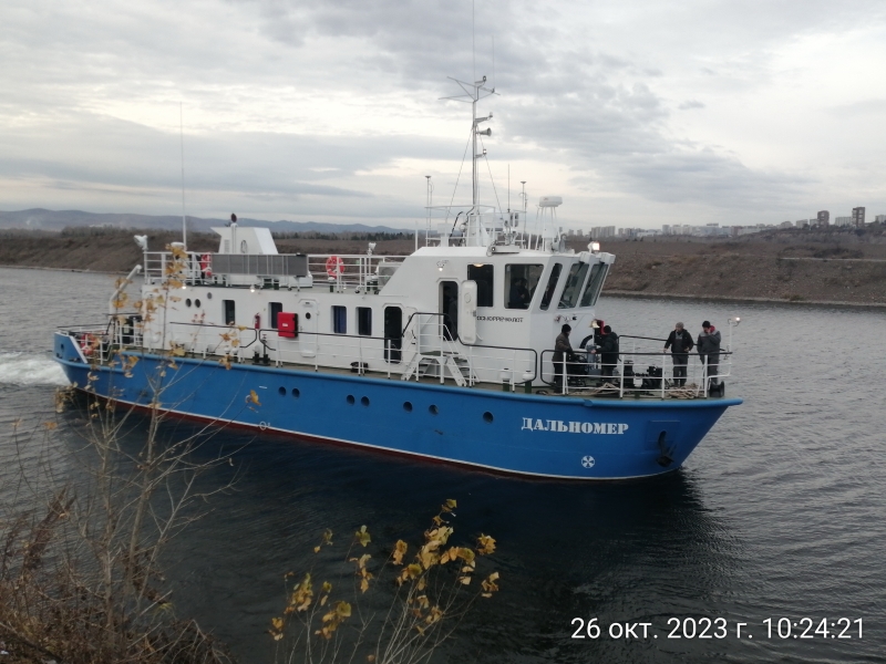 В Красноярске сдано седьмое промерное судно проекта RDB 66.62